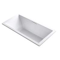  UnderScore VibrAcoustic 72" x 36" Soaking Tub - White