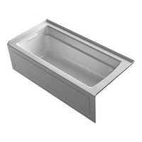  Archer 66" Soaking Tub - Ice Grey