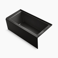  Underscore 60'' x 30'' Soaking Tub - Black