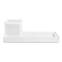  Tresham Single Threshold 48'' and Larger Shower Base - White
