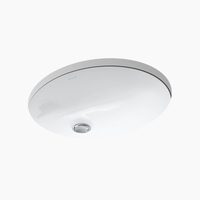  Caxton Undermount Style Bathroom Sink - White