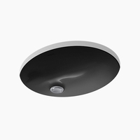  Caxton Undermount Style Bathroom Sink - Black