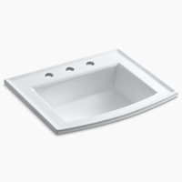 Self-Rimming Bathroom Sink 22-5/8 x 19-7/16 x 7-7/8