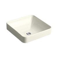  Vox Vessel Style Bathroom Sink - Biscuit