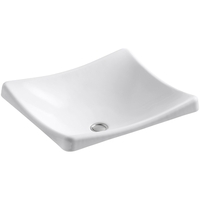 Vessel Style Bathroom Sink 18-1/4 x 15-5/8 x 7