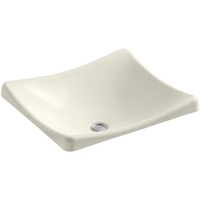  DemiLav Vessel Style Bathroom Sink - Biscuit