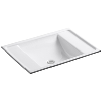  Ledges Undermount Style Bathroom Sink - White