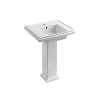  Tresham Pedestal Bathroom Sink - White