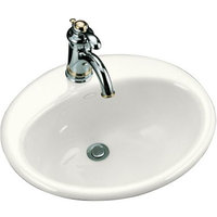  Farmington Self Rimming Bathroom Sink - White