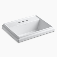 Self-Rimming Bathroom Sink 21-13/16 x 16-9/16 x 8-1/16