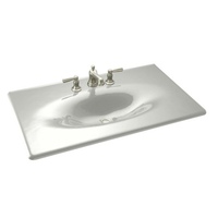 Bathroom Vanity Top 37-5/8'' x 22-1/4'' x 6-1/2''