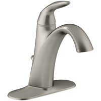  Alteo Single Hole Bathroom Faucet - Vibrant Brushed Nickel