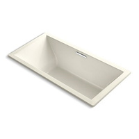  UnderScore VibrAcoustic 72" x 36" Soaking Tub - Biscuit