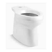  Cimarron Toilet Bowl Part - White