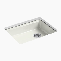  Riverby White/Color Undermount - Single Bowl Kitchen Sink - Dune