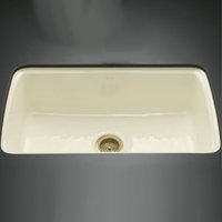  Cape Dory White/Color Undermount - Single Bowl Kitchen Sink - Biscuit