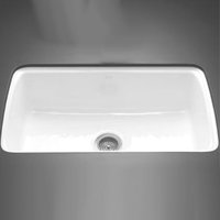  Cape Dory White/Color Undermount - Single Bowl Kitchen Sink - White