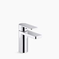  Parallel Single Hole Bathroom Faucet - Polished Chrome