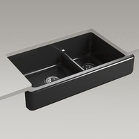  Whitehaven Apron Front / Specialty Sink Kitchen Sink - Black