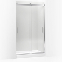  Levity Shower Door - Sliding Shower Door - Bright Polished Silver