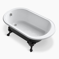  Iron Works Historic 66" Soaking Tub - White