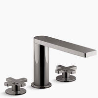  Composed 8'' Widespread Bathroom Faucet - Vibrant Titanium