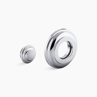  Flanges / Trim Ring Bathroom Accessory - Polished Chrome