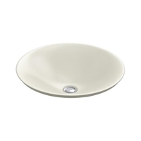  Wading Pool Vessel Style Bathroom Sink - Biscuit