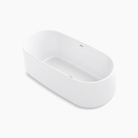  Ceric Unique Size Soaking Tub - White