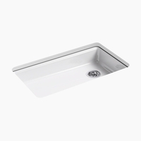  Riverby White/Color Undermount - Single Bowl Kitchen Sink - White