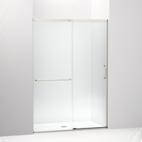  Elate Shower Door - Sliding Shower Door - Anodized Matte Nickel