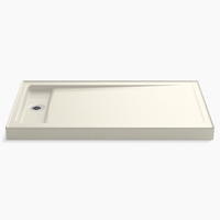  Bellwether Single Threshold 48'' and Larger Shower Base - Biscuit