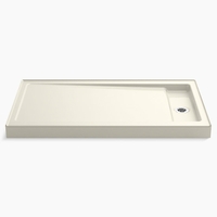 Bellwether Single Threshold 48'' and Larger Shower Base - Biscuit