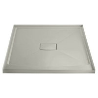  Archer Single Threshold 48'' and Larger Shower Base - Ice Grey