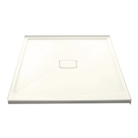  Archer Single Threshold 48'' and Larger Shower Base - Biscuit