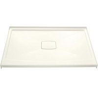  Archer Single Threshold 48'' and Larger Shower Base - Biscuit