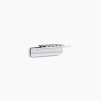  Choreograph Vanity Shelf Bathroom Accessory - Bright Polished Silver