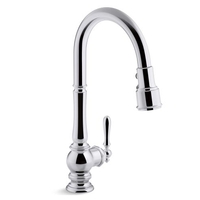  Artifacts Pull-Out Spray Kitchen Faucet - Polished Chrome