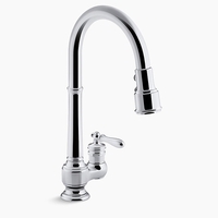  Artifacts Pull-Out Spray Kitchen Faucet - Polished Chrome