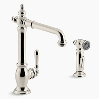  Artifacts Single Handle Kitchen Faucet - Vibrant Polished Nickel