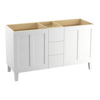  Poplin Vanity Base Bathroom Vanity - Linen White