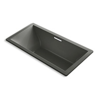  UnderScore VibrAcoustic 72" x 36" Soaking Tub - Thunder Grey