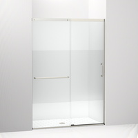  Elate Shower Door - Sliding Shower Door - Anodized Matte Nickel