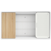  Billings White/Color Undermount - Single Bowl Kitchen Sink - Matte White