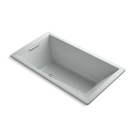  UnderScore VibrAcoustic 66" Soaking Tub - Ice Grey