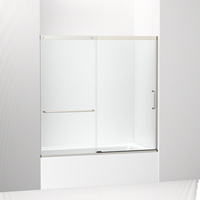  Elate Tub & Shower - Sliding Shower Door - Anodized Matte Nickel