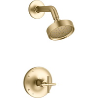  Purist Shower Faucet Trim Trim Kit - Vibrant Brushed Moderne Brass