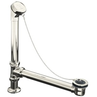  Antique Tub / Shower Drain Drain - Vibrant Polished Nickel