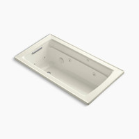  Archer 60'' x 32'' Whirlpool Bath - Biscuit