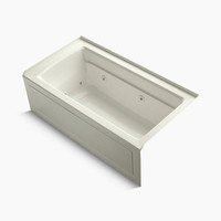  Archer 60'' x 32'' Whirlpool Bath - Biscuit